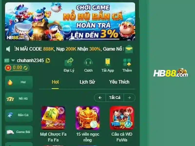 HB88: Nền tảng trò chơi trực tuyến và đánh giá tổng quan